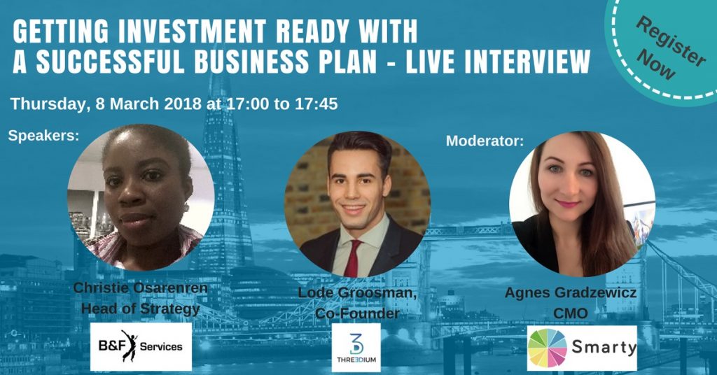 GETTING INVESTMENT READY WITH A SUCCESSFUL BUSINESS PLAN, a case study